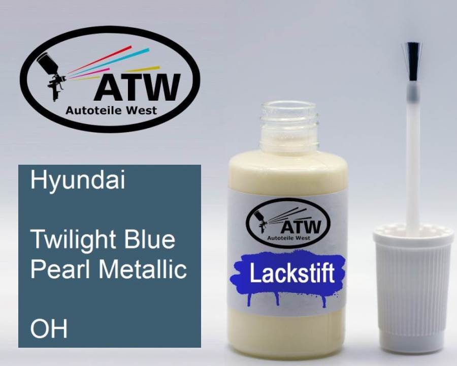 Hyundai, Twilight Blue Pearl Metallic, OH: 20ml Lackstift, von ATW Autoteile West.